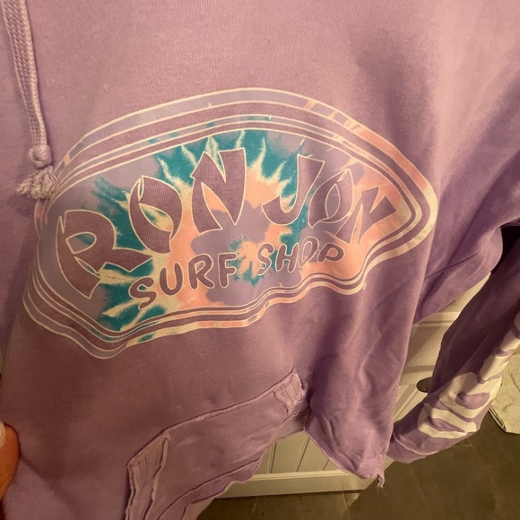 RON JON SURF ORLANDO hoodie . Lavender. Size XL!! Extra soft - Picture 5 of 10